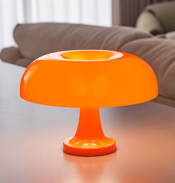 Orange Mushroom Table Lamp