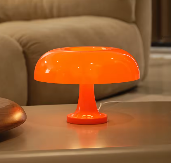 Orange Mushroom Table Lamp