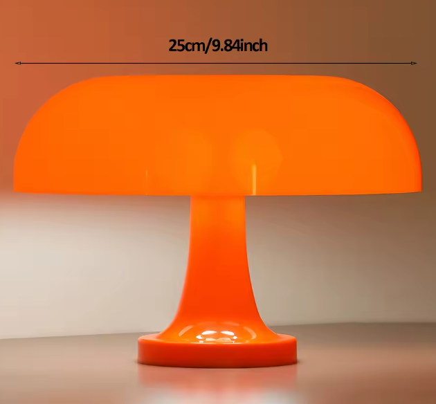 Orange Mushroom Table Lamp